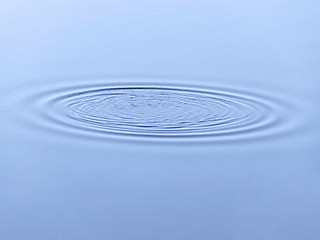 Image showing rings on water 