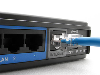 Image showing internet connection