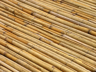 Image showing  roof made of cane