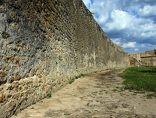 Image showing wall of fortress