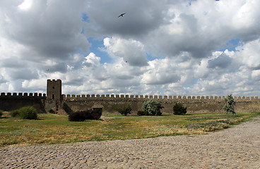 Image showing yard of fortress