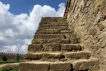 Image showing steps to wall of fortress