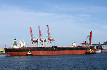 Image showing dry cargo ship