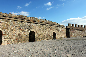 Image showing wall of fortress