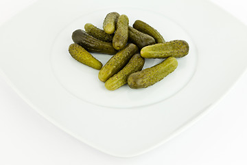 Image showing Pickled cucumbers.