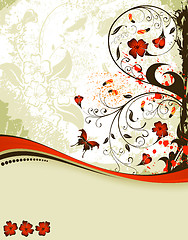 Image showing Floral background