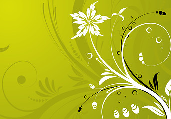 Image showing Floral background