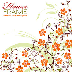 Image showing Floral Frame