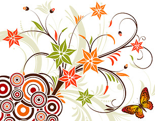 Image showing Flower background