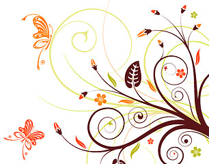 Image showing Floral background