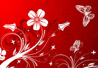 Image showing Floral background