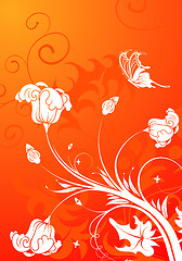 Image showing Floral background