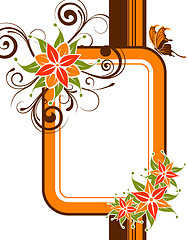 Image showing Floral frame