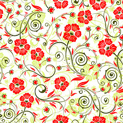 Image showing Floral seamless pattern