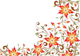 Image showing Flower background