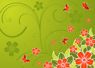 Image showing Floral background