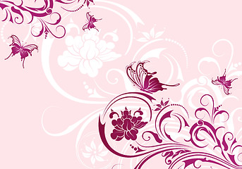 Image showing Floral background