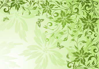 Image showing Floral background