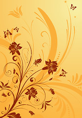 Image showing Floral background