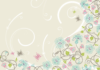 Image showing Floral background