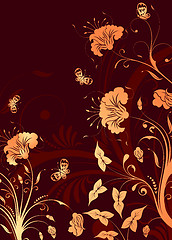 Image showing Floral background