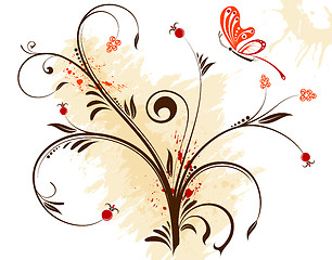 Image showing Floral background