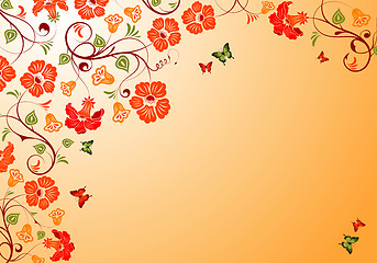 Image showing Floral background