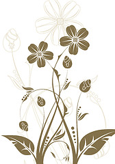 Image showing Floral background