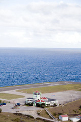 Image showing Juancho E. Yrausquin Airport Saba Dutch Netherlands  Antilles