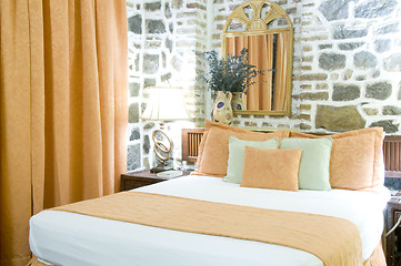 Image showing hotel room former sugar mill cobblestone Kingstown St. Vincent G