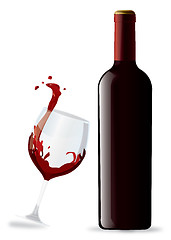 Image showing Red wine