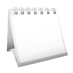 Image showing Blank desk calendar