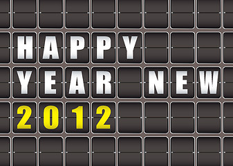 Image showing Happy New Year 2012