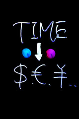 Image showing Time is Money