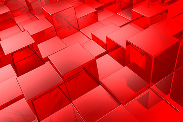 Image showing red cubes