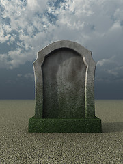 Image showing gravestone