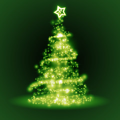 Image showing green christmas tree