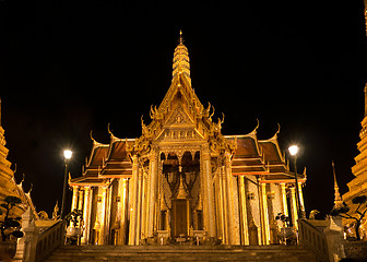 Image showing Wat Phra Kaew in Bangkok at night