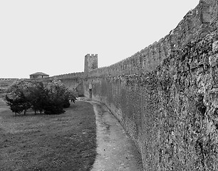 Image showing wall of fortress