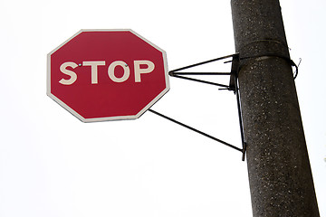 Image showing road sign STOP 