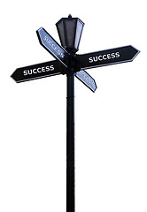 Image showing street pointer: Success