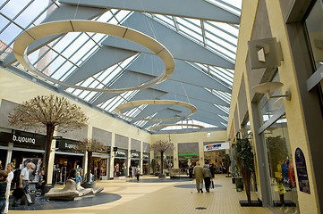 Image showing Shopping hall  