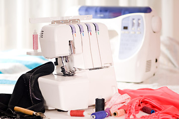 Image showing sewing-machines