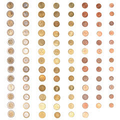 Image showing Euro coin money