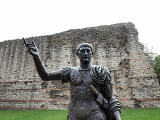 Image showing Emperor Trajan Statue