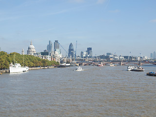 Image showing River Thames in London