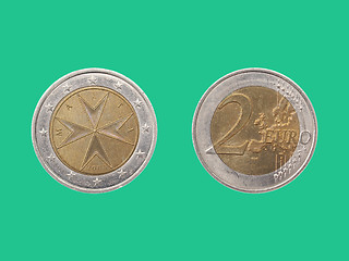 Image showing Euro coin from Malta