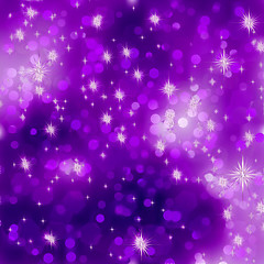 Image showing Glittery purple Christmas background. EPS 8