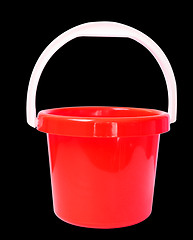 Image showing red bucket