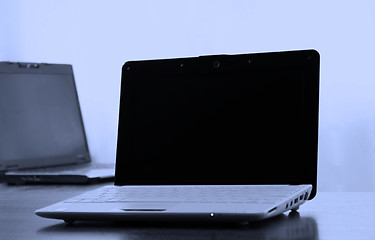 Image showing laptops in office